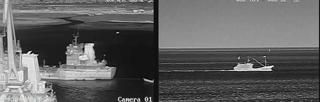 Macchina fotografica termica infrarossa interurbana dell'alto zoom, videosorveglianze del confine