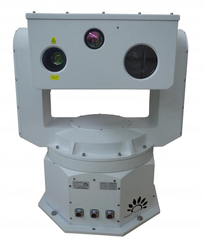 Infrarosso della lunga autonomia ultra PTZ della macchina fotografica di registrazione di immagini termiche di sorveglianza EO/di IR