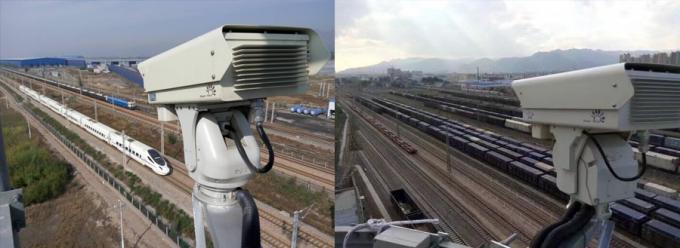 Anti macchina fotografica infrarossa della lunga autonomia di scossa per sorveglianze ferroviaria LENTE di 320MM - di 12