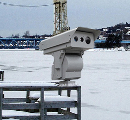 Videocamera di registrazione di immagini termiche termica del sistema di sorveglianza di inclinazione di 360 pentole