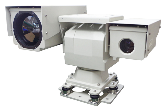 Macchina fotografica infrarossa del termale del veicolo di sorveglianza della macchina fotografica doppia mobile irregolare PTZ di visione