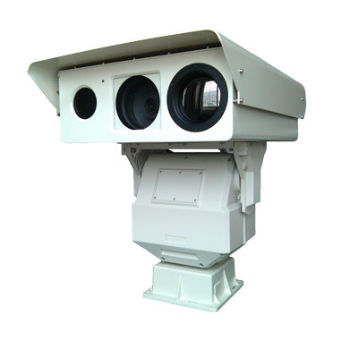 50mm 6,5 macchina fotografica termica di sicurezza di confine del ° del × 4,8 del °, multi macchina fotografica del laser di IR del sensore
