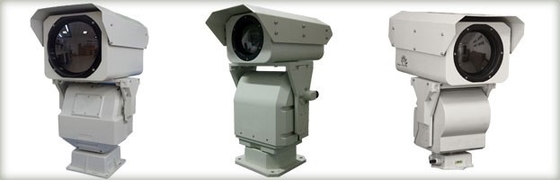 Macchina fotografica infrarossa di registrazione di immagini termiche di PTZ, macchina fotografica impermeabile non raffreddata del CCTV di interurbana