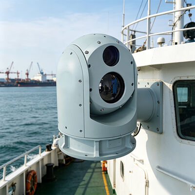 Telecamera termico ptz non raffreddata a lunga distanza multi-sensore Telecamera termica per il monitoraggio del traffico e le applicazioni di sicurezza urbana
