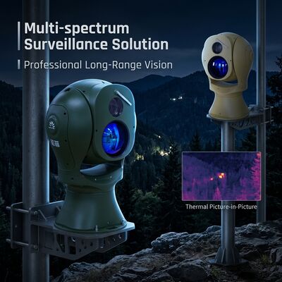 Piattaforma Optoelettronica Multispettrale Telecamera Infrarossa a Lungo Raggio con Obiettivo Termico