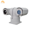 Fotocamera PTZ a infrarossi di precisione doppio sensore a forma di T Fotocamera termica laser IP67 con gamma panoramica a 360 gradi