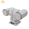 Fotocamera PTZ a infrarossi di precisione doppio sensore a forma di T Fotocamera termica laser IP67 con gamma panoramica a 360 gradi