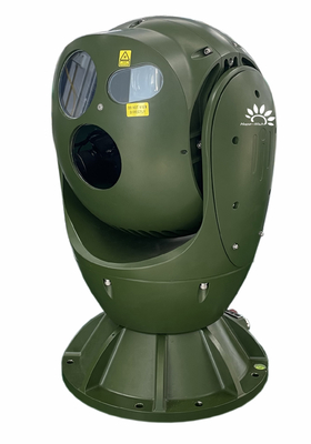 Camera di sorveglianza termica a lunga distanza Pan N × 360 ° rotazione continua