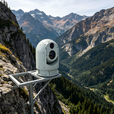 Telecamera termica multisensore a lunga distanza per sistema di sorveglianza termica da 280 mm 400 mm