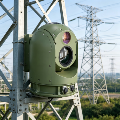 Telecamera termica a infrarossi con telecamera PTZ con tracciamento automatico per l'automazione industriale e la garanzia