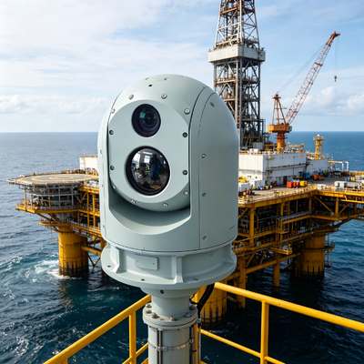 Telecamera di sicurezza a lungo raggio con dimensione pixel da 12μm Telecamera di sicurezza a lungo raggio per Airport Bird