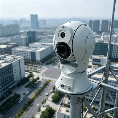 Telecamera PTZ ottica intelligente a doppio sensore, telecamera termica a infrarossi