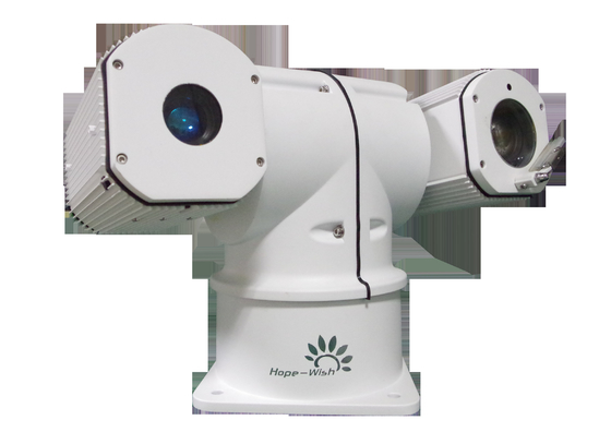 Zoom ottico della lunga autonomia 30 montati su veicolo della macchina fotografica del laser di PTZ per la pattuglia della polizia