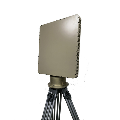 Radar di rilevamento di droni contro-droni 360° Asimuth Coverage Angle Range UAV Radar