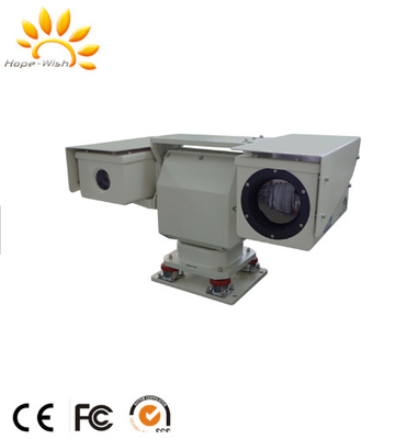 Macchina fotografica doppia del montaggio del veicolo della macchina fotografica di registrazione di immagini termiche di sorveglianza della pattuglia di frontiera del sensore