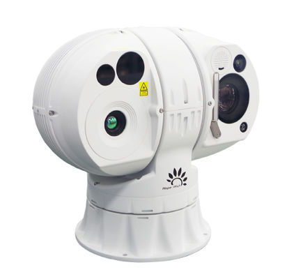 Sistema di sorveglianza termica di monitoraggio a lungo raggio con processo di immagine termica e gamma di rilevamento fino a 5 km