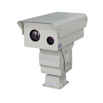 Telecamera di sicurezza termica Telecamera termica a doppio sensore a lunga distanza Controllo dell'obiettivo con messa a fuoco automatica Perfetto per i sistemi di sicurezza delle frontiere e di protezione delle risorse