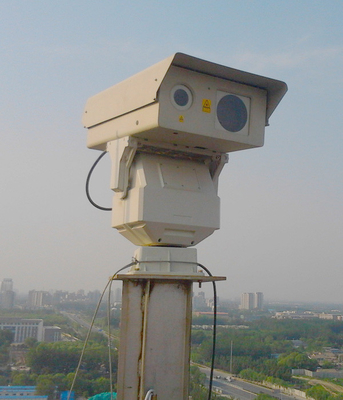 Macchina fotografica infrarossa Ptz della lunga autonomia 3 chilometri con lo zoom ottico, macchina fotografica del termale 1080p
